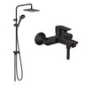 Hansgrohe Vernis Shape 230  Duş Kolonu Seti  Ecosmart Satin Siyah