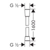 Hansgrohe Croma 280 ShowerSelect Termostatik Ankastre Duş Seti - Mat Siyah (Ecosmart)