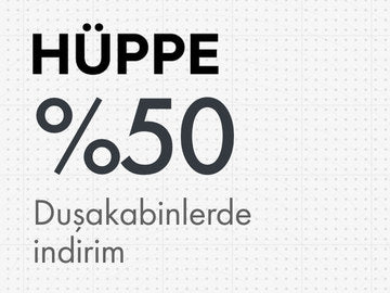 Hüppe Duşakabinlerde %50 İndirim