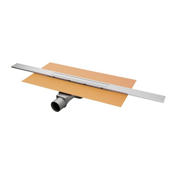 Hüppe River Duş Kanalı Yandan Çıkışlı 80 cm Mat Satine