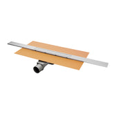 Hüppe River Duş Kanalı Yandan Çıkışlı 60 cm Mat Satine