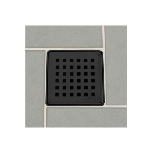 Sukar 10x10 Ø50 Yandan Çıkışlı Sulu-Susuz Siyah