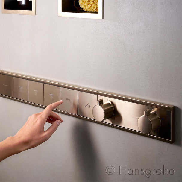 Hansgrohe RainSelect Termostatik Ankastre Banyo Bataryası 5 Çıkış Bronz