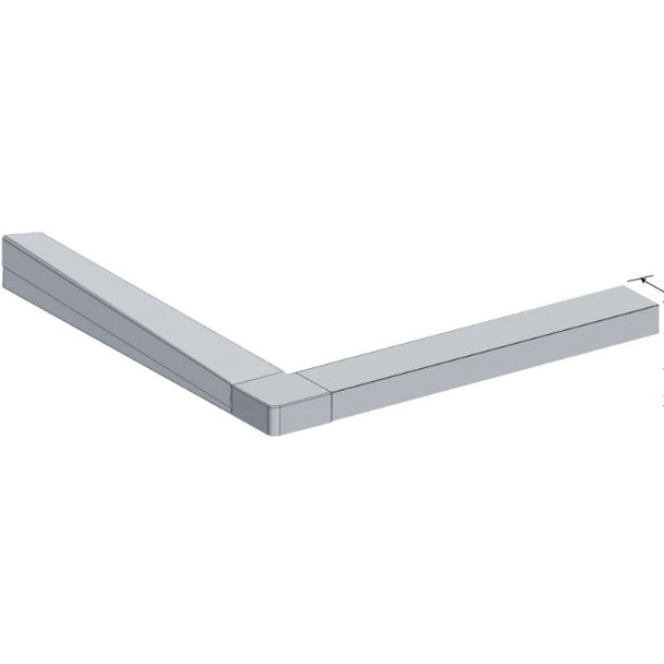 Hüppe Zemin Eğim Profili 050-101 x 050x101 Cm (Kare Dikdörgen Çözümler İçin)