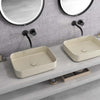 Isvea Infinity Fildişi Tezgah Üzeri Lavabo 50cm