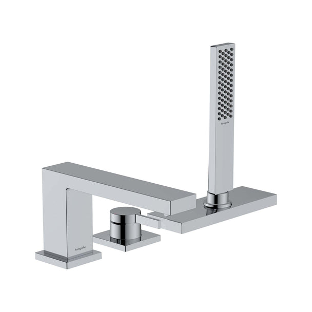 Hansgrohe Tecturis E 3-Delikli Küvet Kenarı Tek Kollu Banyo Bataryası sBox ile
