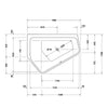 Duravit Paiova 5 Masajlı Jakuzi Alpin Beyaz 190x14
