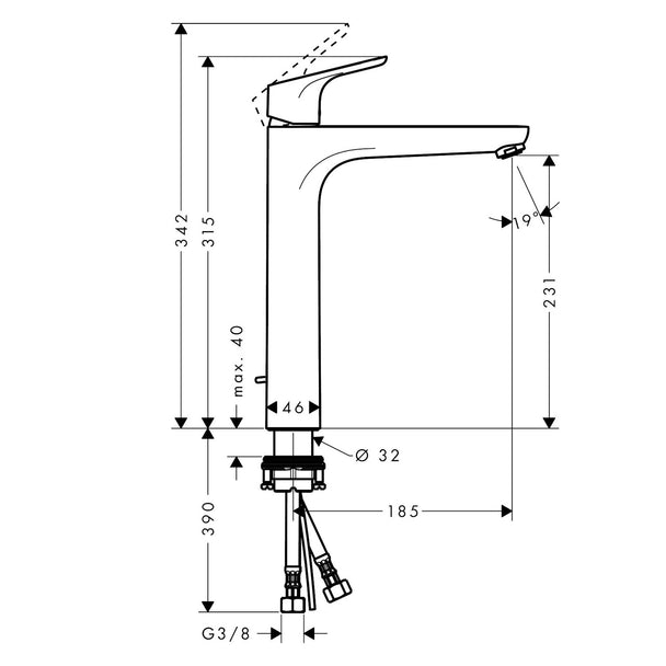 Hansgrohe Focus Banyo Batarya Seti