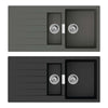 Hansgrohe S520-F530 Ankastre Granit Eviye Otomatik Gider Seti ile