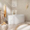 Hansgrohe Tecturis S Yerden Küvet Bataryası Mat Bronz