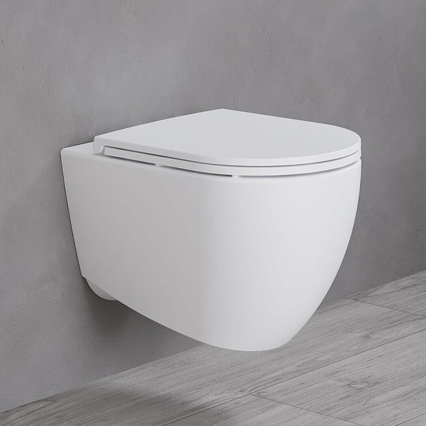 Isvea Infinity Clearim Plus Mat Beyaz Asma Klozet