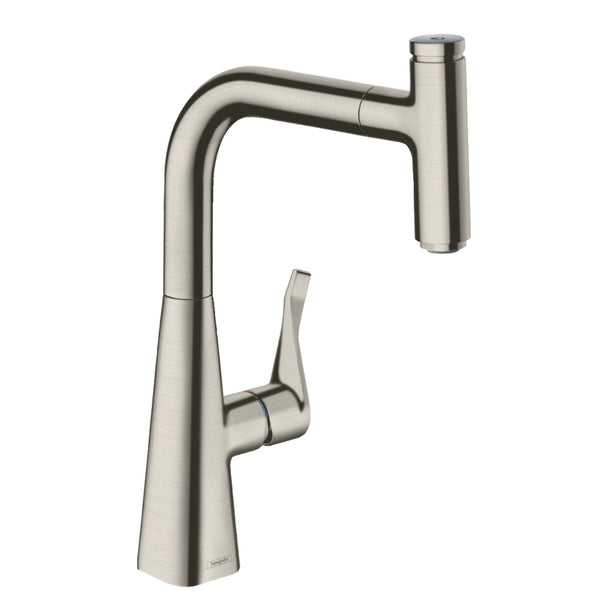 Hansgrohe Metris Select M71 Eviye Bataryası 240 1 Jet Paslanmaz Çelik