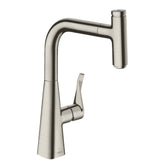 Hansgrohe Metris Select M71 Eviye Bataryası 240 1 Jet Paslanmaz Çelik