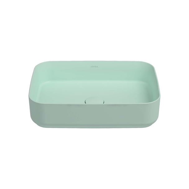 Isvea Infinity Mint Yeşil Tezgah Üzeri Lavabo 50 cm