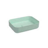 Isvea Infinity Mint Yeşil Tezgah Üzeri Lavabo 50 cm