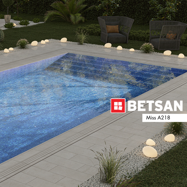 Betsan Cam Mozaik Quatro Miss Serisi 25 x 25 mm