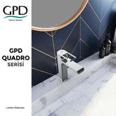 GPD Quadro Lavabo Bataryası Krom