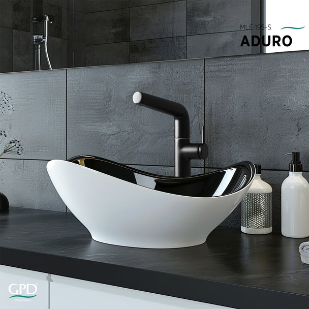 GPD Aduro Yüksek Lavabo Bataryası 280  Siyah