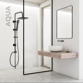Newarc Aqua Siyah Duş Kolonu