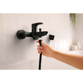 Hansgrohe Rebris S Banyo Bataryası Satin Siyah