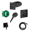 Hansgrohe Pulsify ShowerSelect Termostaitk Ankastre  Banyo Seti Satin Siyah