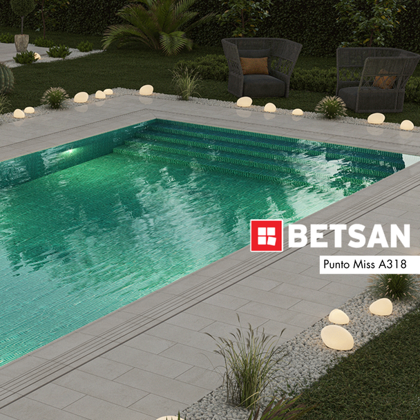 Betsan Cam Mozaik Quattro Punto Miss Serisi 25 x 25 mm