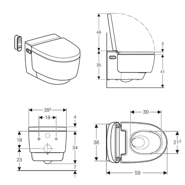 Geberit AquaClean Mera Classic Akıllı Klozet