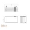 Radiva Santorini Dekoratif Havlupan 700 x 330