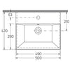 Isvea SistemaZ 50 cm Lavabo