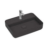 Isvea Infinity 55 cm Antrasit Batarya Delikli Tezgah Üzeri Lavabo