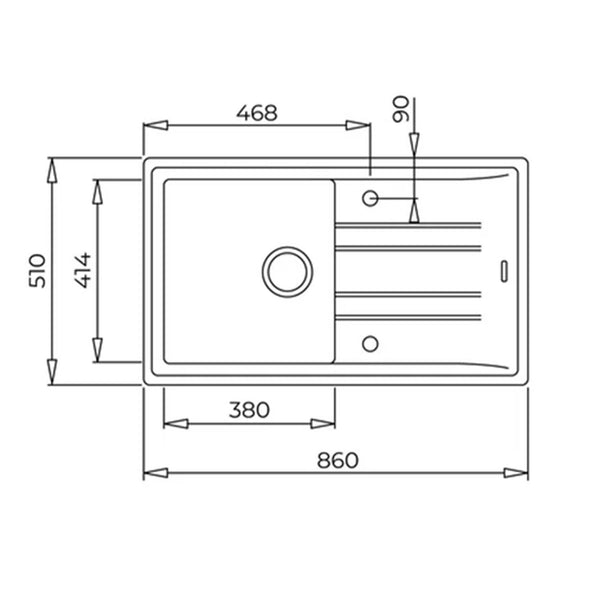 Teka Stone 50 B TG Topasbej Eviye