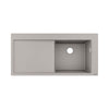 Hansgrohe S514-F450 Ankastre Granit Eviye 450 Sol Damlalık Beton Grisi