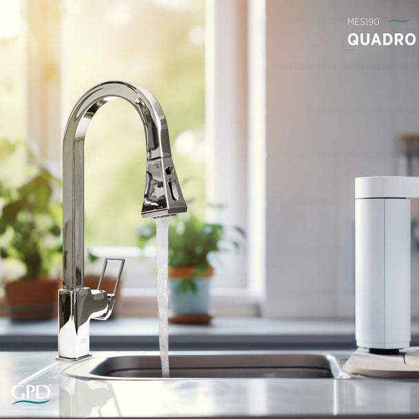 GPD Quadro Spiralli Eviye Bataryası Krom