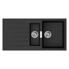 Hansgrohe S520-F530 Ankastre Granit Eviye Otomatik Gider Seti ile