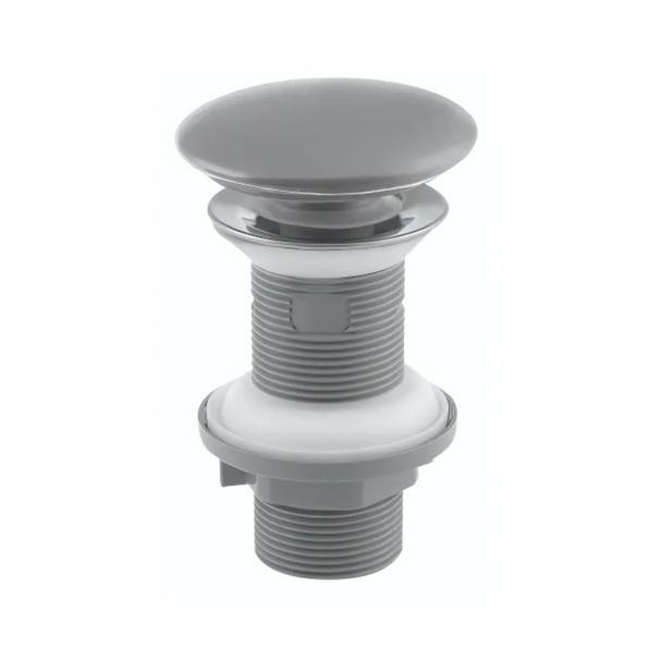 Isvea Bas-Aç Stone Grey Sifon Başlığı Taşma Deliksiz