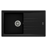 Teka Stone 50 B TG Metalik Siyah Eviye
