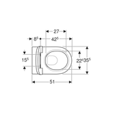 Geberit Smyle Round Rimfree Asma Klozet Seti