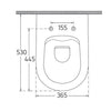 Isvea Infinity Clearim Plus Asma Klozet + F50 Yavaş Kapanır Kapak