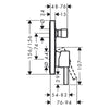 Hansgrohe Finoris Ankastre Banyo Seti - Krom