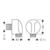 Hansgrohe Logis Ankastre Banyo Seti - Krom -2