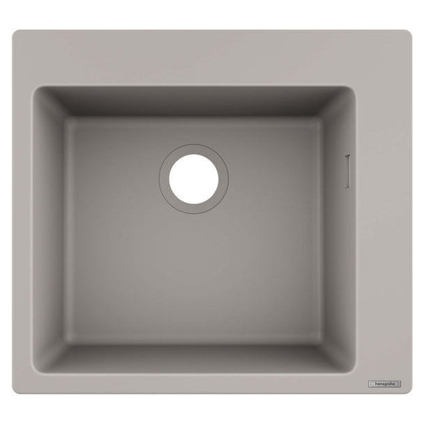 Hansgrohe S510-F450 Ankastre Granit Eviye 450 Beton Grisi