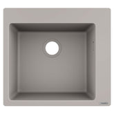 Hansgrohe S510-F450 Ankastre Granit Eviye 450 Beton Grisi