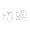 Isvea Vea Rimless Stone Grey Asma Klozet