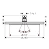 Hansgrohe Croma 280 ShowerSelect Termostatik Ankastre Duş Seti - Mat Siyah (Ecosmart)