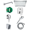 Hansgrohe Logis Ankastre Banyo Seti - Krom