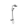 Hansgrohe Vernis Shape 230 1jet Siyah Duş Kolonu Termostat ile