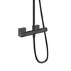 Hansgrohe Vernis Shape 230 1jet Siyah Duş Kolonu Termostat ile