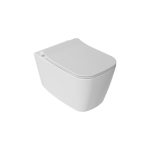 Isvea Vea Cubo Rimless Asma Klozet + Z80 Duroplast Klozet Kapağı Yavaş Kapanan