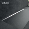 Hüppe Virtuoso 60 cm Duş Kanalı Mat 48 LT Yandan Sifon Seramik Uyumlu