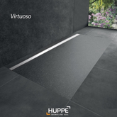 Hüppe Virtuoso 100 cm Duş Kanalı Mat 48 L Yandan Sifon Seramik Uyumlu